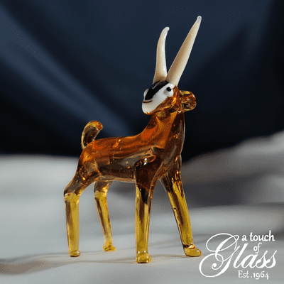 Impala Glass Figurine