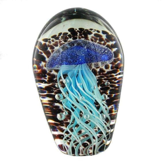 Blue Jellyfish Paperweight - Objets d'Art by SOPHIA® - Collectible Gifts