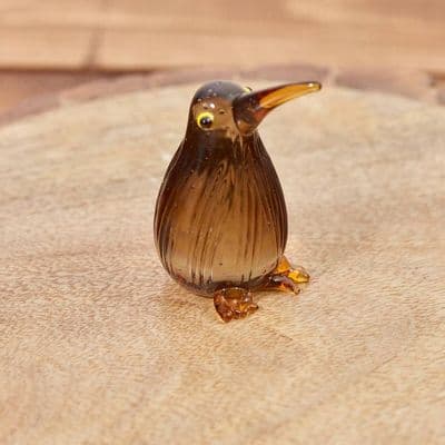 Kiwi Glass Figurine