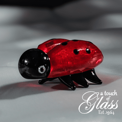 Ladybird Glass Figurine