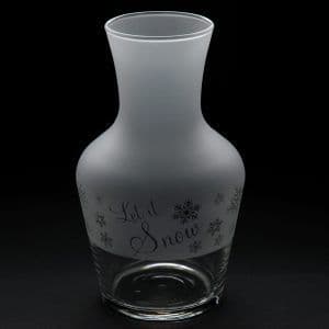 Let It Snow Christmas Wine Carafe 500ml