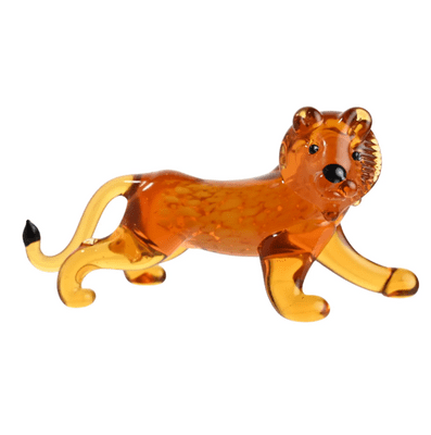 Lion Mini Glass Figurine Objets d'Art