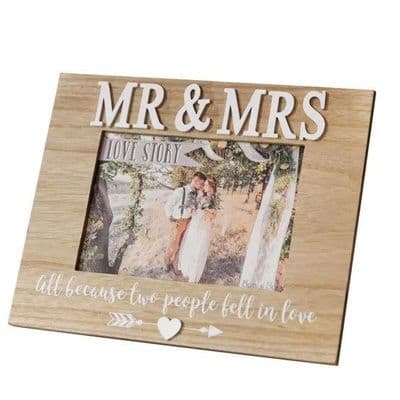 Love Story Mr & Mrs Photo Frame  - 7