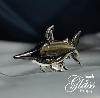 Marlin Glass Figurine