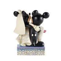Mickey and Minnie Mouse Wedding Figurine Disney Traditions