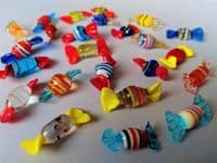 Mini Glass Sweets | Assorted Pack of 24 | Handmade