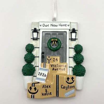New Home - Personalised Hanging Decoration