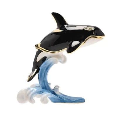Orca Whale Treasured Trinket Box