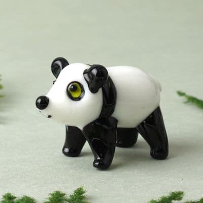Panda Artisan Glass Figurine