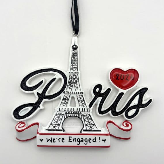 Paris - Personalised Hanging Decoration