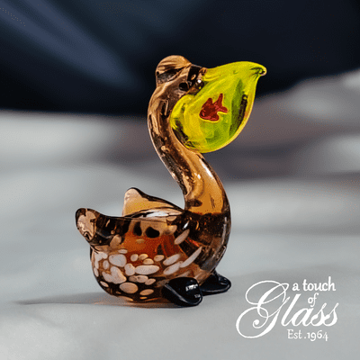 Pelican Glass Figurine