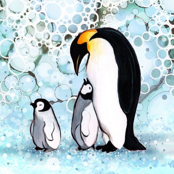 Penguin Ceramic Trivet By Jo Crafts