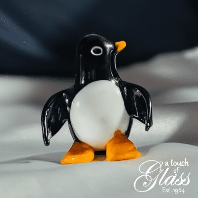 Penguin Glass Figurine