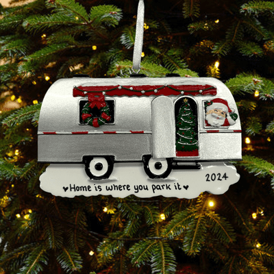 Personalised Airstream Christmas Tree Decoration