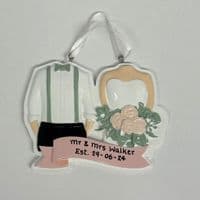 Personalised Wedding Decoration Couple Bust