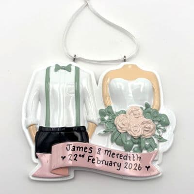 Personalised Wedding Decoration Couple Bust