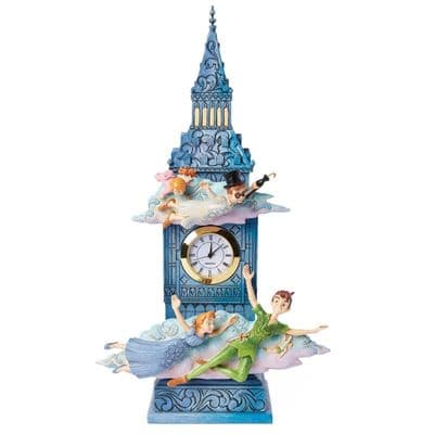 Peter Pan Clock Figurine Disney Traditions