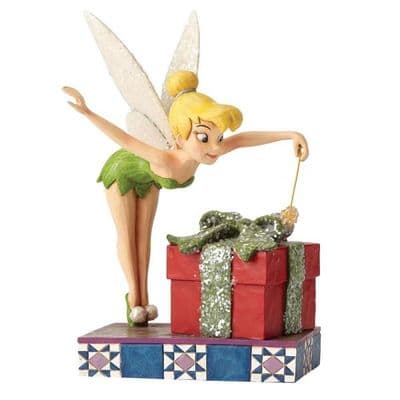 Pixie Dusted Present (Tinker Bell Figurine) Disney Traditions