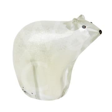 Polar Bear Glass Ornament Objets d'Art
