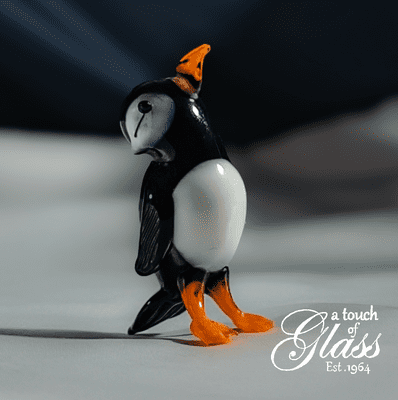 Puffin Glass Figurine
