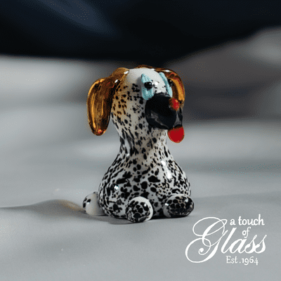 Puppy Glass Figurine