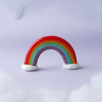 Rainbow Glass Figurine
