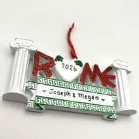 Rome - Personalised Hanging Decoration