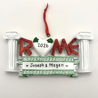 Rome - Personalised Hanging Decoration