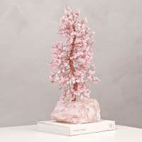 Rose Quartz Large Gemstone Tree - Serenity