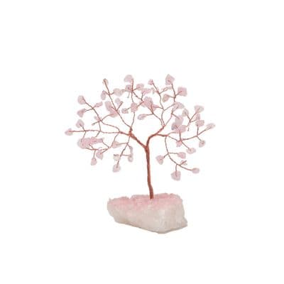 Rose Quartz Small Gemstone Tree - Serenity