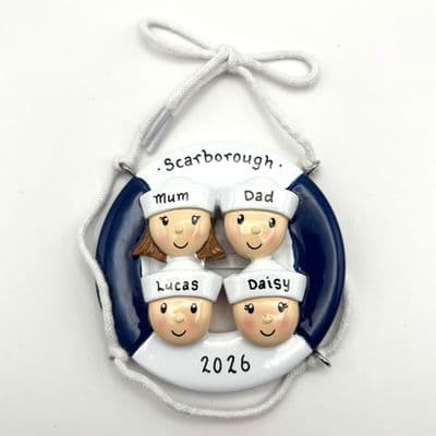 Sailors 4 - Personalised Hanging Decoration