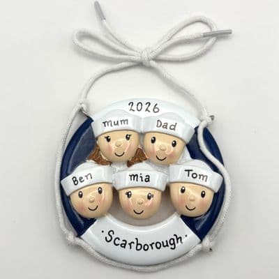 Sailors 5 - Personalised Hanging Decoration