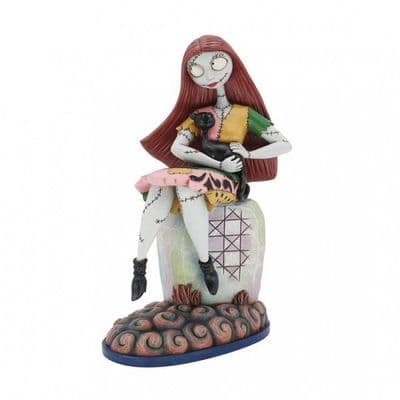 Sally on Gravestone Figurine - Disney Nightmare Before Christmas