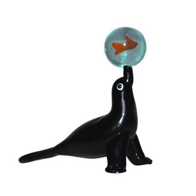 Sea Lion Glass Ornament Objets d'Art