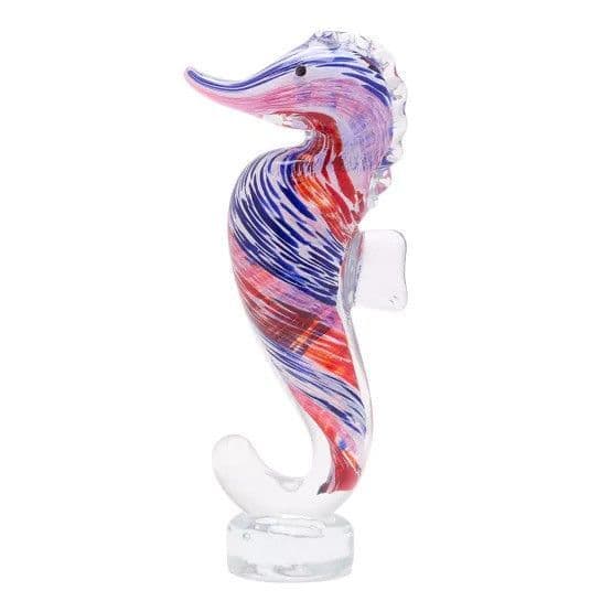 Seahorse Glass Figurine Objets d'Art