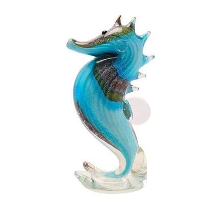Seahorse Small Glass Figurine Objets d'Art