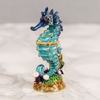Seahorse Treasured Trinket Box