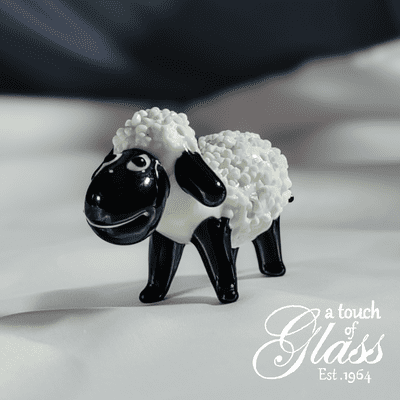 Sheep Glass Figurine