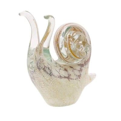 Snail Glass Figurine Objets d'Art