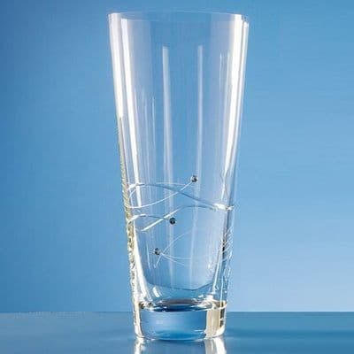 Spiral Cut Conical Vase 30cm