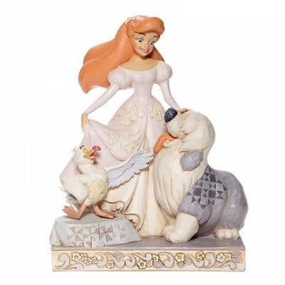 Spirited Siren - White Woodland Ariel Disney Figurine