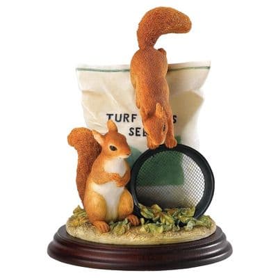 Squirrels in the Garden - The Wildlife Collection Border Fine Arts