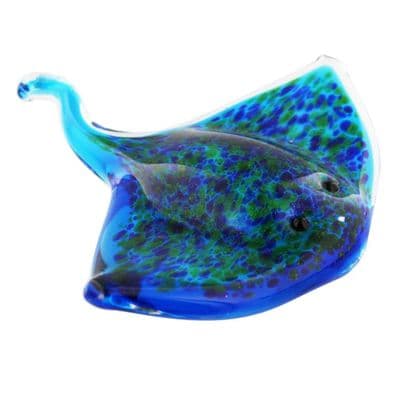 Stingray Glass Ornament