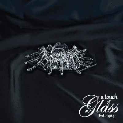 Tarantula Clear Glass Figurine