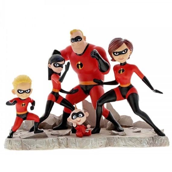The Incredibles - Enchanting Disney Collection Figurine - The Parr Family Collectable Figurine