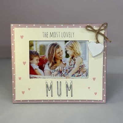 The Most Lovely Mum Photo Frame