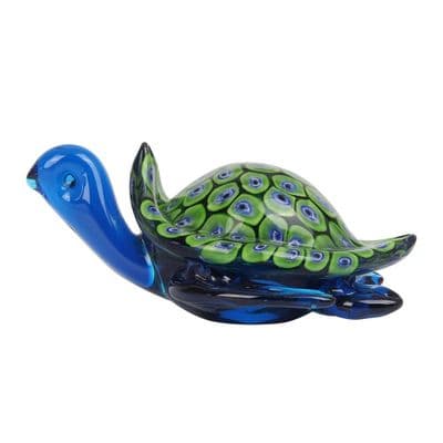 Turtle (Blue/Green) Glass Ornament