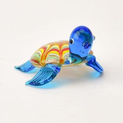 Turtle Miniature Glass Ornament