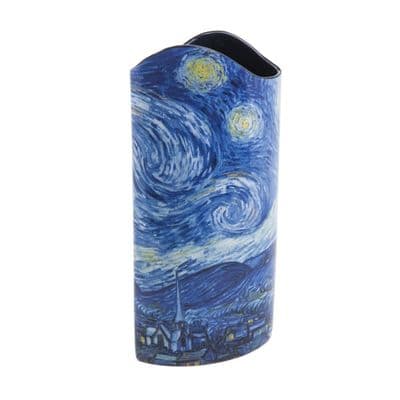 Van Gogh - Starry Night Vase - Silhouette D'Art by John Beswick