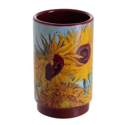 Van Gogh  - Sunflowers Small Pot - Silhouette D'Art by John Beswick